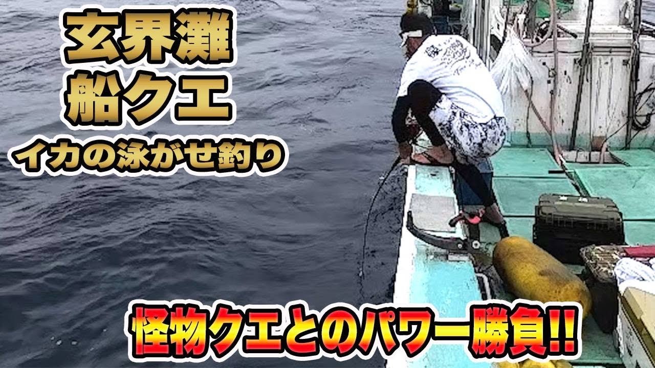 クエ釣り】玄界灘・船クエ❕怪物クエとのパワー勝負❕❕#クエ釣り 
