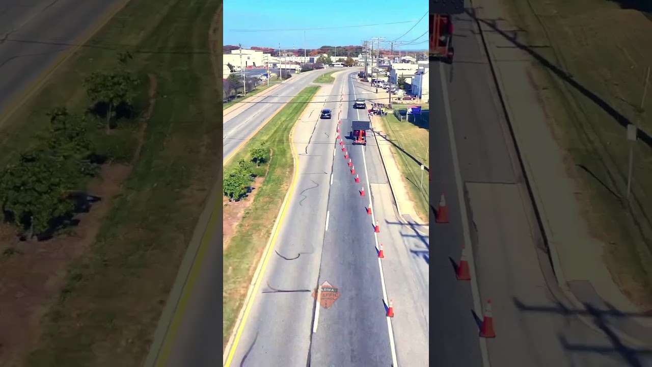 Lane closure in Baltimore, MD 