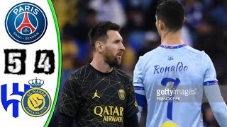 Psg Vs Al-Nr 5-4 Friendly Football Highlights & All Goals English Commentary
