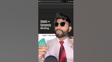 Static vs Dynamic Binding #java #oopsconcept #corejava #javainterviewquestions #coding #job #