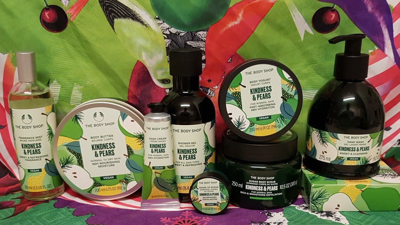 The Body Shop Kindness and Pears Reviews Fragrance Mist, Body Butter