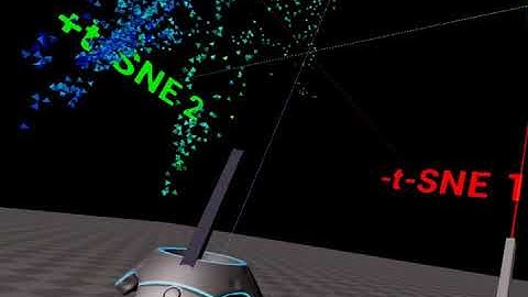 t-SNE dimension reduction algorithm in VR environment