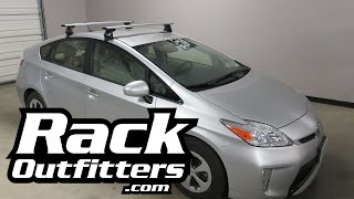 Toyota Prius 4 Door Hatchback with Yakima BaseLine JetStream Roof Rack Crossbars