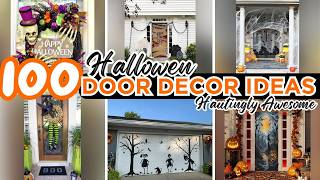 100 Best 👹 Halloween Door Decorations ideas   DIY Front Door Covers And Halloween Decor 2026