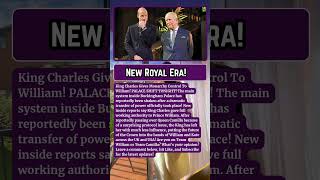 URGENT: FINAL AUTHORITY! King Charles Reportedly Hands Monarchy Control To Prince William