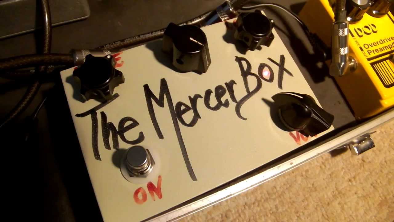 Jacques pedals, The mercer Box (mod) demo, Msm Workshop