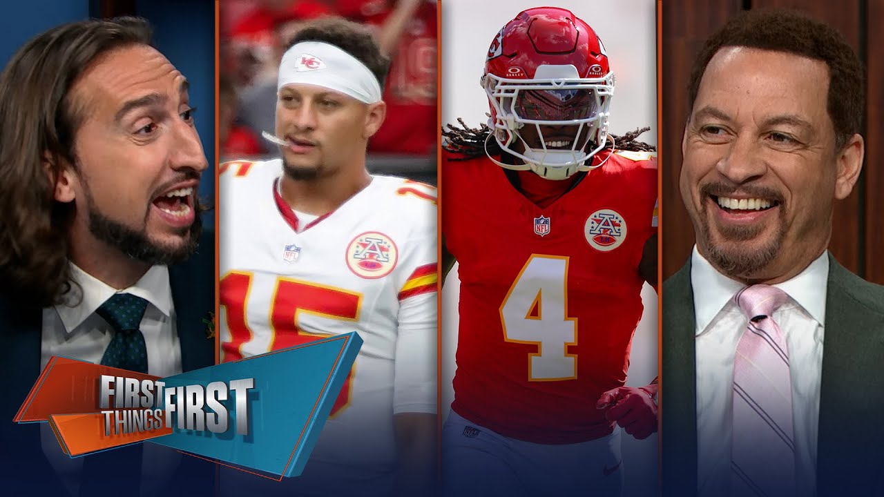 Mahomes ‘disrespected’ by QB rank, Is Rice’s delayed case helping the Chiefs? | FIRST THINGS FIRST