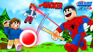 I 1v1ed a hacker in Blade Ball… [Roblox]