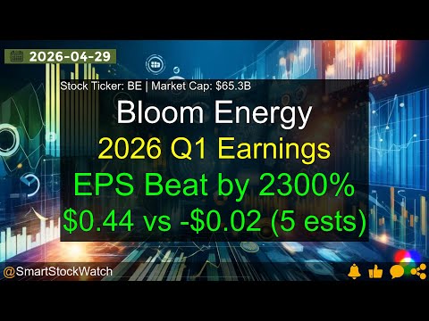 Bloom Energy (BE|$65.3B) - 2026 Q1 Earnings Analysis