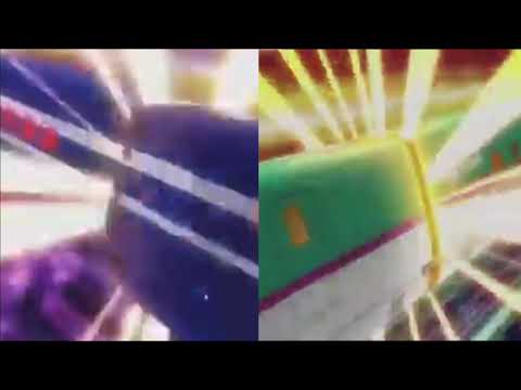 新幹線変形ロボシンカリオン シンカリオンE5MKIIとブラックシンカリオンオーガの変形シーン比較