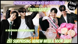 [ZeeNuNew] NUNEW GINGERING ABOUT HIS FUTURE FAEN During his Graduation Day | Zee surprising NuNew