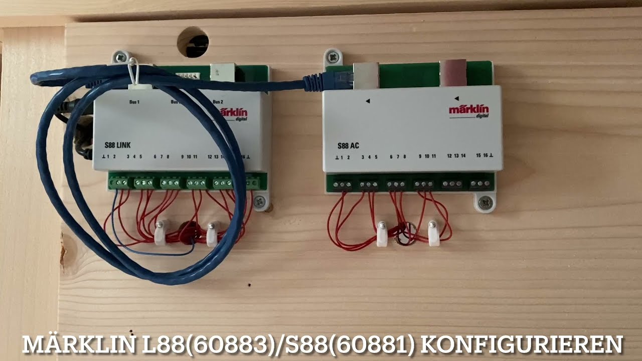 Tutorial Märklin L88 (60883)/S88 (60881) konfigurieren an CS2 60215