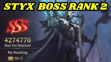 Rank 2 Immortal Codex Styx Boss [Watcher of Realms]