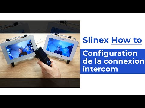 Comment configurer une connexion intercom entre les moniteurs Slinex? | Slinex How to