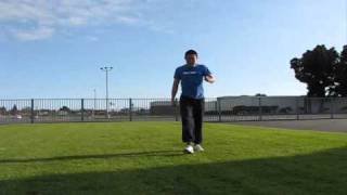 Peter Pham: Double Backflip on Grass Attempts (3/27/11)