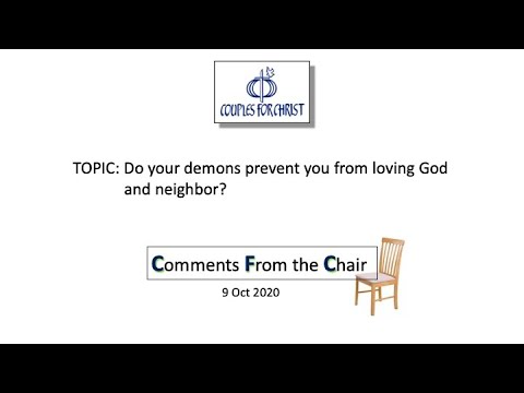 COMMENTS FROM THE CHAIR with Bro Bong Arjonillo - 9 October 2020