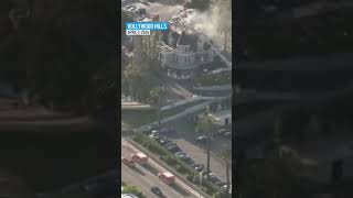 Fire breaks out at the Magic Castle in Hollywood