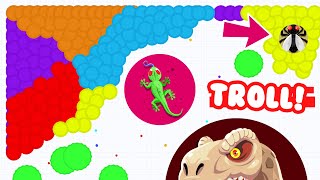 AGAR.IO - TROLLING WITH 0 LUCK😂  + SOLO VS DD CLAN 🔥