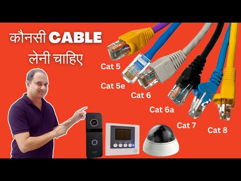 Difference Between CAT 5, CAT 6, CAT 7 & CAT 8 Cable | Best Cable For Cctv Camera | Lan Cable
