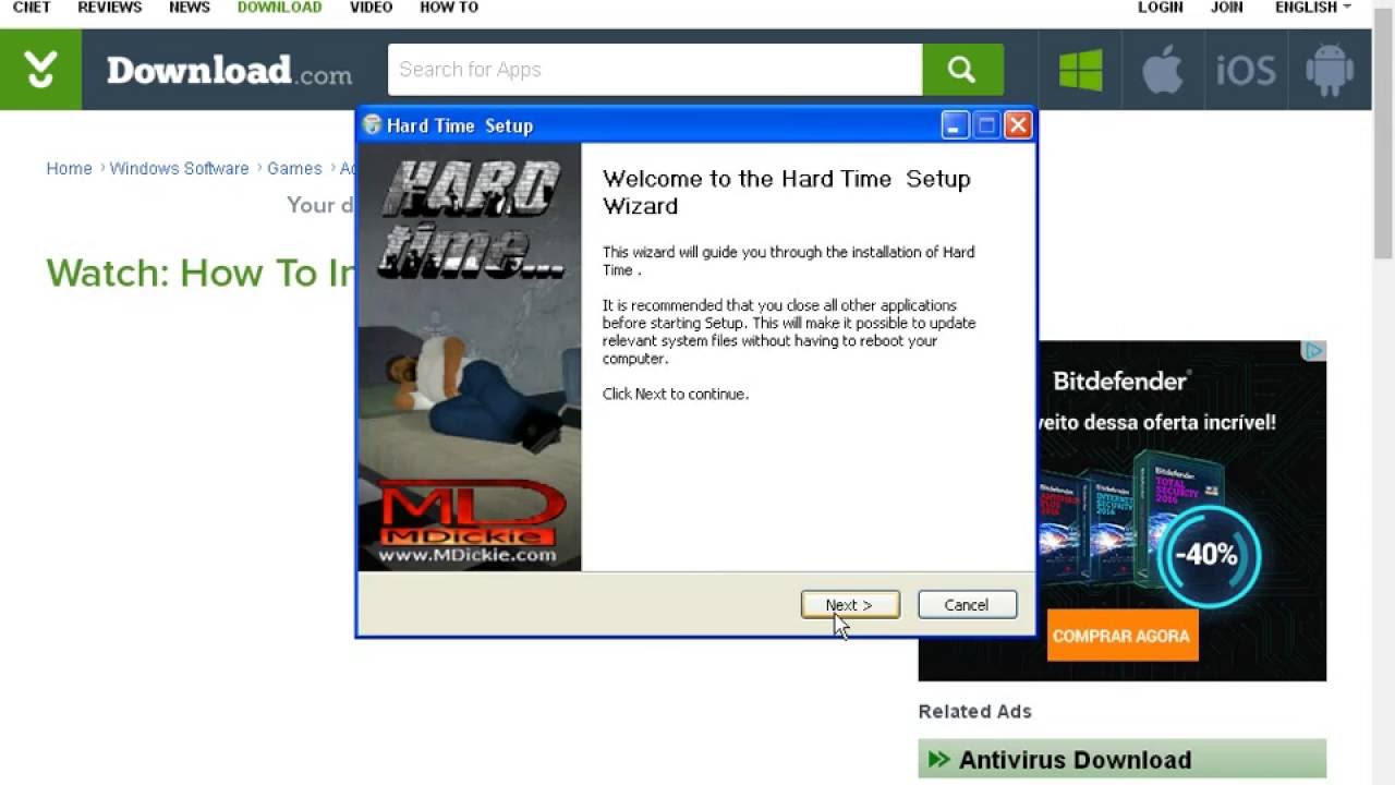 COMO BAIXAR E INSTALAR HARD TIME PARA PC YouTube
