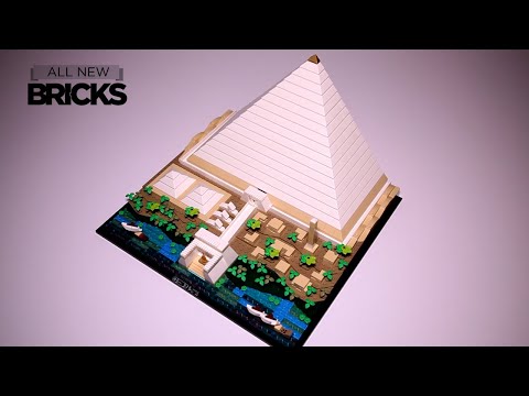 Lego Architecture 21058 Great Pyramid of Giza Speed Build