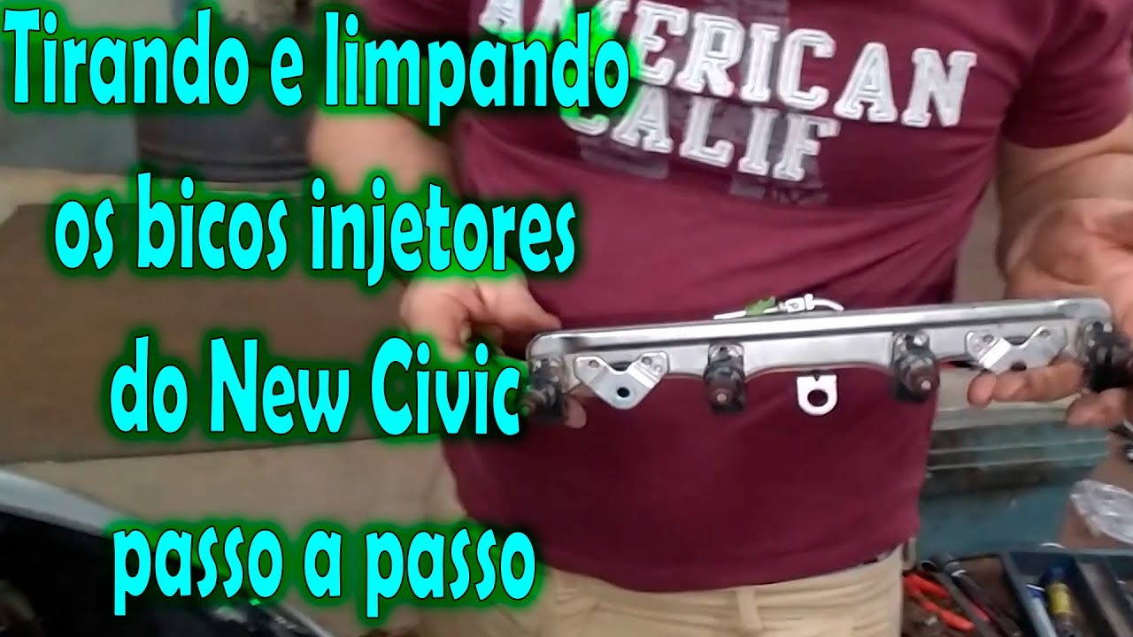 Tirei os bicos injetores do New Civic G8