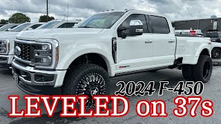 2024 Ford F450 Reserve 2.5” #leveledon37s & 24” American Forces