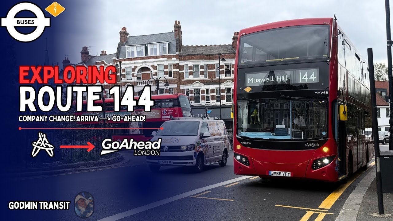 This routes been with Arriva for 31 YEARS?!! ... Exploring Route 144 with Go-Ahead London!