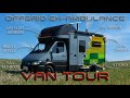 VAN TOUR - Ex-Ambulance Turned Offgrid Home on Wheels, with Log Burner & Upstairs Bedroom