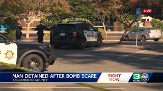 Sacramento County library evacuated after bomb threat