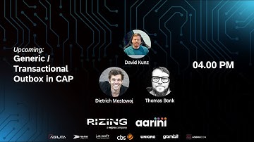 reCAP 2024: Generic / Transactional Outbox in CAP