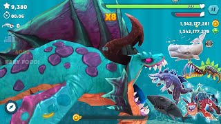 Hungry Shark Evolution - Giant Monster Enemy SHARKNAROK New Skin Update - All 27 Sharks Unlocked
