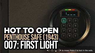 How to Open the Penthouse Safe (Code 1493) in 007 First Light