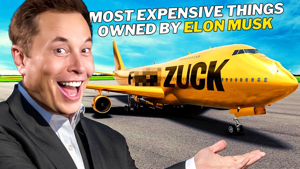 Top 10 Most Expensive Things Owned By Elon Musk🚀💰👑