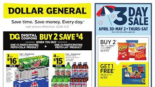 Dollar General • Apr 26 – May 02, 2026 • Weekly Ad Preview