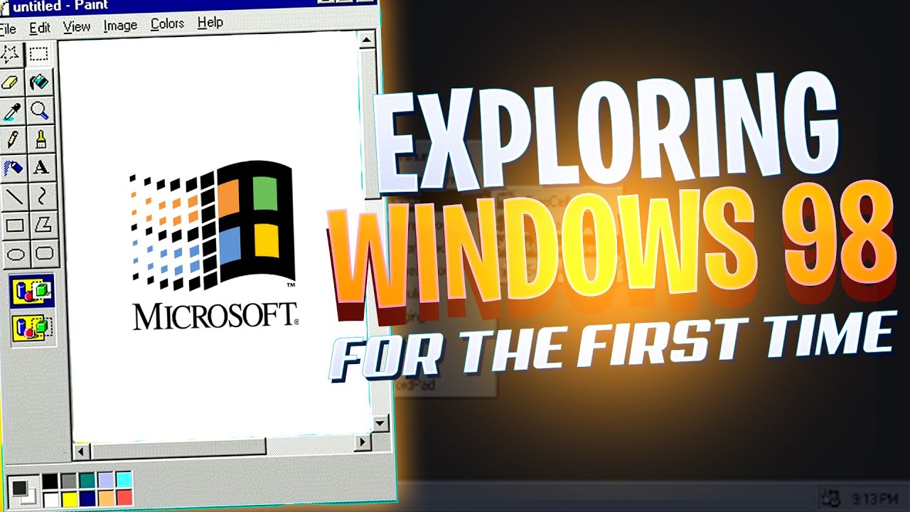 Viajando de volta para os anos 2000: explorando o Windows 98 e