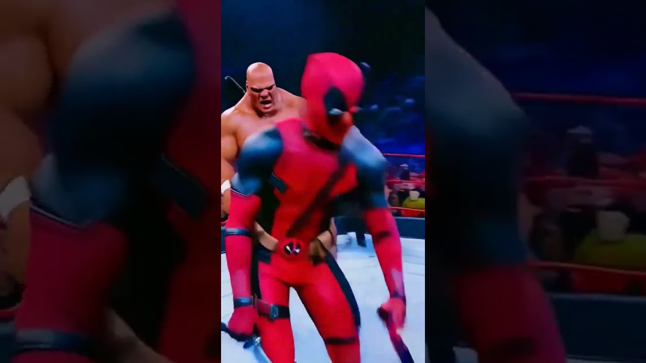 Giant Wrestler Vs Deadpool 