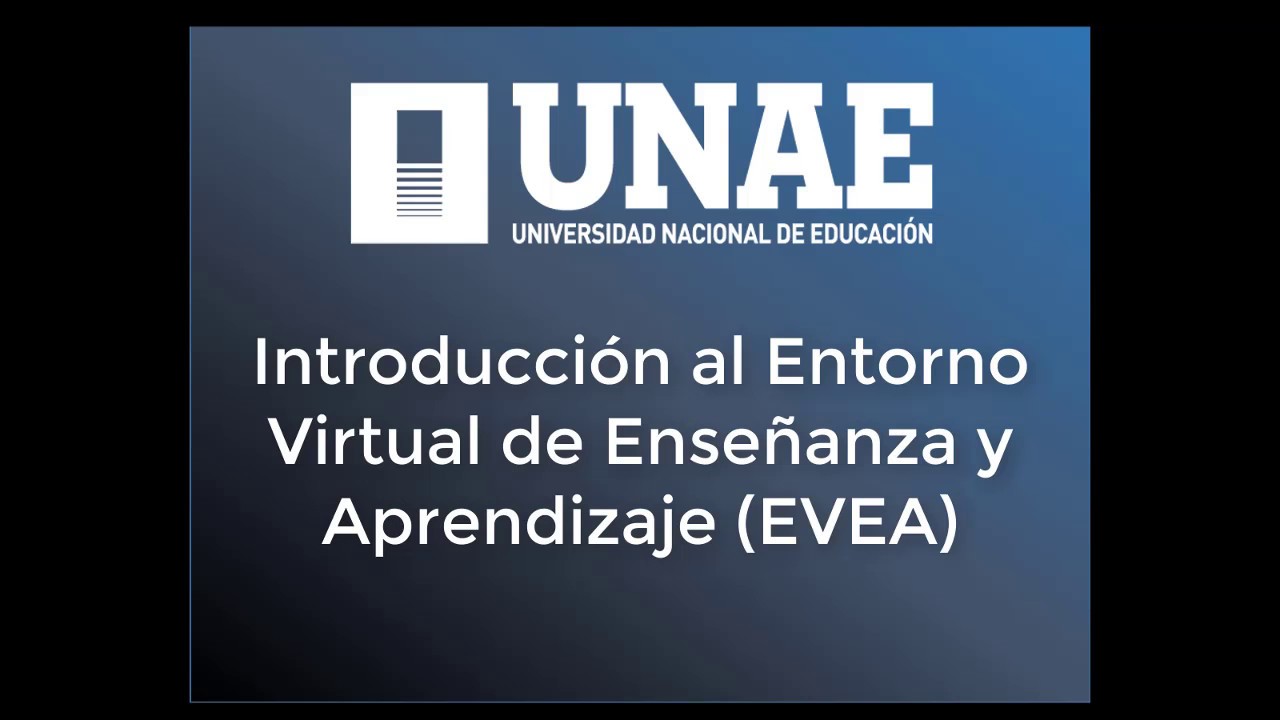 El Entorno Virtual de Enseñanza y Aprendizaje (EVEA) - YouTube