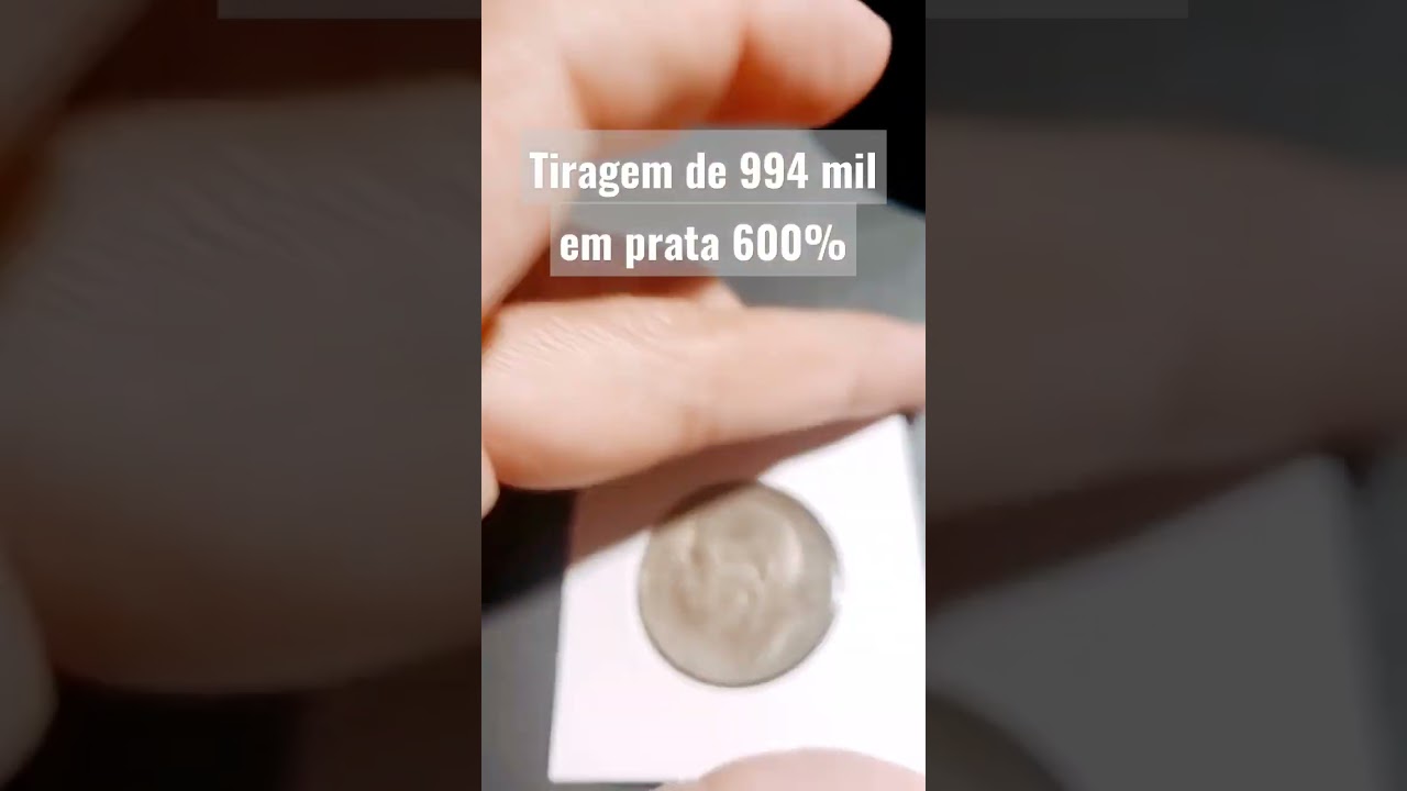 O valor disparou! Moeda em Prata 5000 Réis ano 1938. 