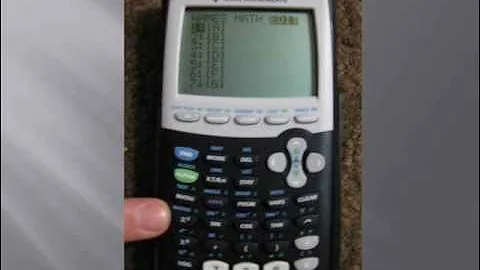 TI-83 and TI-84 Calculators