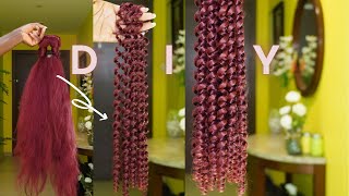 DIY Curly Hair: Curling Synthetic Hair With Flexi Rods