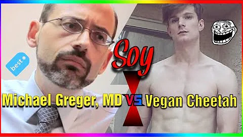 Michael Greger, MD DESTROYING Vegan Cheetah on the...