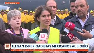 Llegan a Chile 150 brigadistas desde México para combatir incendios
