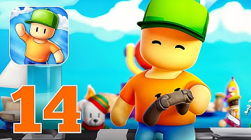 Stumble Guys - Gameplay Walkthrough Part 14 - Team-Up Trouble (Android, iOS)