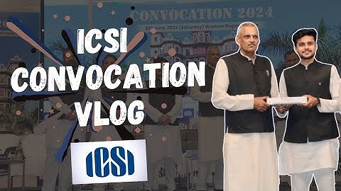 My CS Convocation 🎓 Vlog | A Memorable Day | ICSI Convocation 2024 | Indore | @CSAyushPatidar