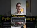 Python Programming language | Very Popular and huge Scopes Language | #shorts
