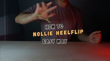 How to Nollie Heelflip Fingerboard with Fingerboard4U