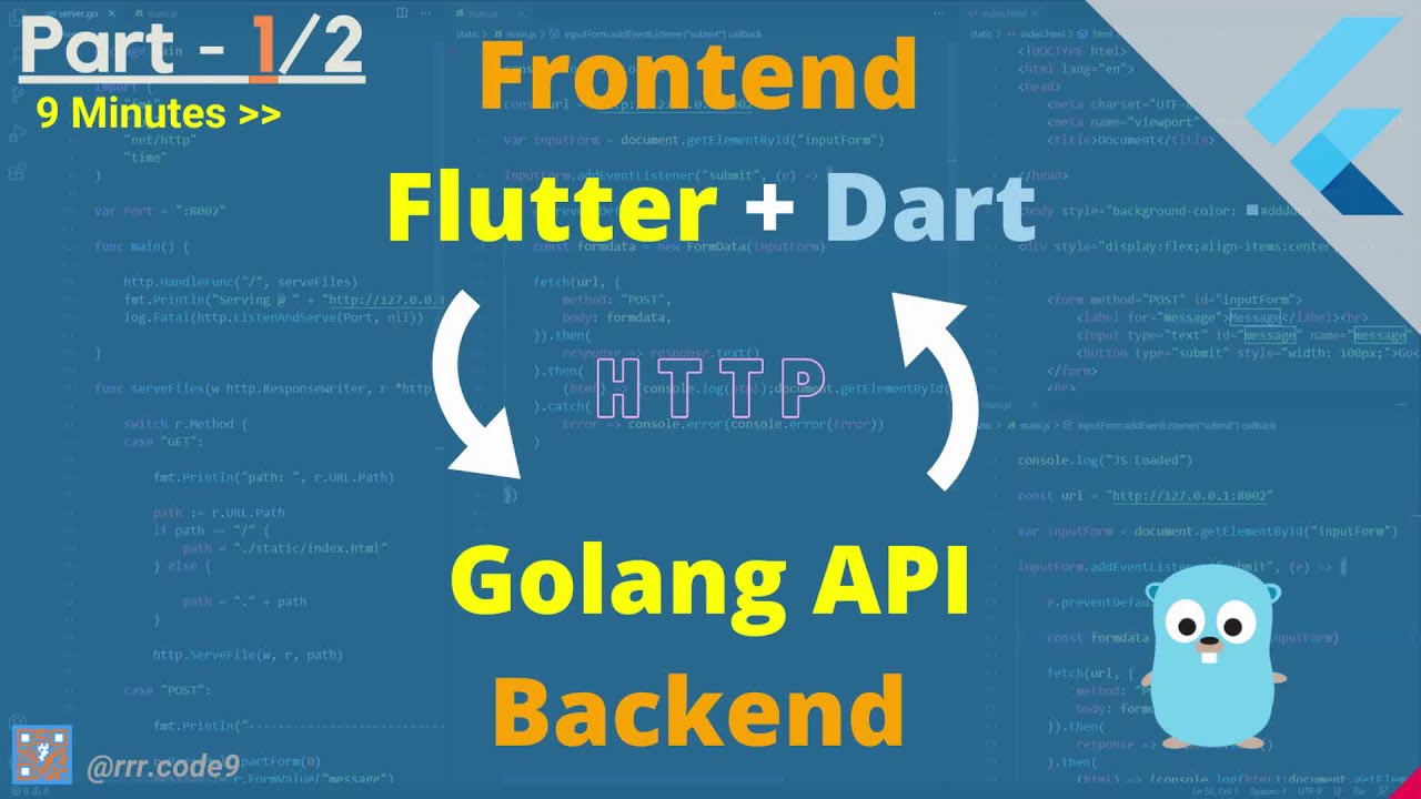 Golang API Server | Flutter App | Part - 1/2