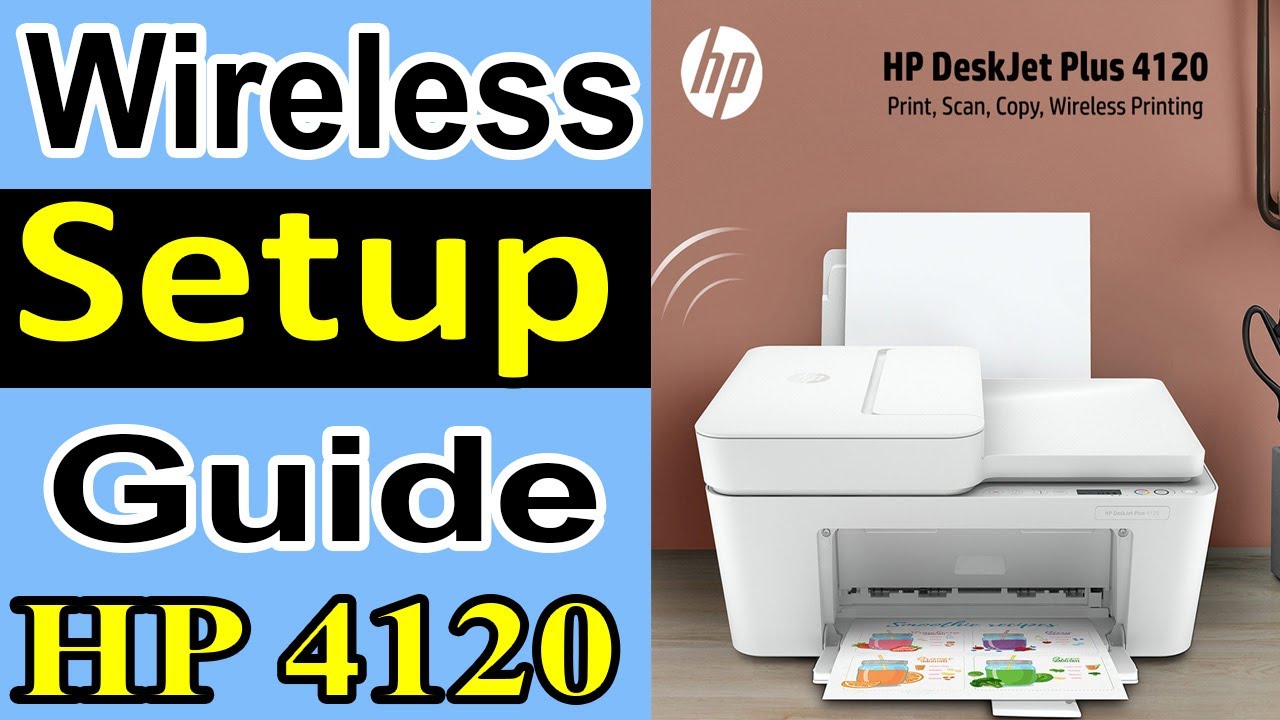 Hp Imprimante DeskJet Plus 4120 ( envoi de fax mobile,ADF, Wi-Fi