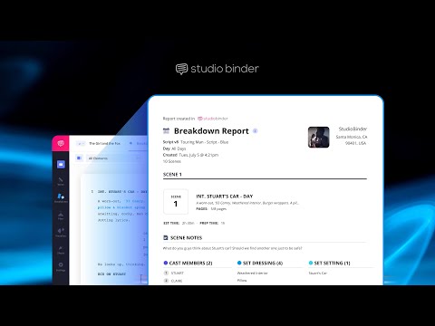 Breakdown Summary Reports in StudioBinder | Reports Tutorial